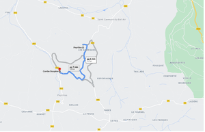 Trace de l'itineraire map